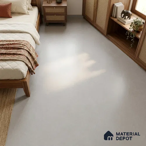 Stone Look Floor & Wall Tile TL 08133 H Zircon Taupe 6 ft x 4 ft Vitrified Matte Finish - 9 mm | Random 8 | Adhesive and Spacers Must be Used During Installation