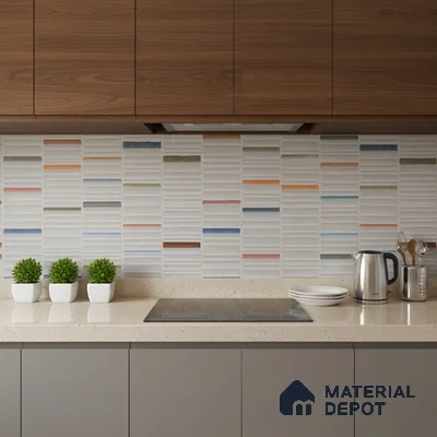 Highlighter Wall Tile TL 08143 Machio Griss 2 ft x 1 ft Ceramic Matte Finish - 9 mm | Suitable For Kitchen, Bathroom & Balcony