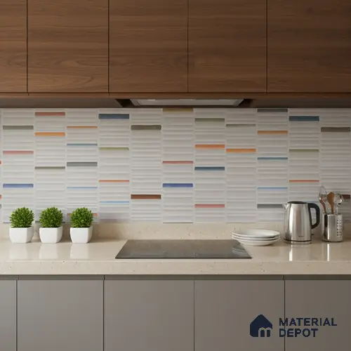 Highlighter Look Wall Tile TL 08143 G Machio Griss HL 02 2 ft x 1 ft Ceramic Matte Finish - 9 mm