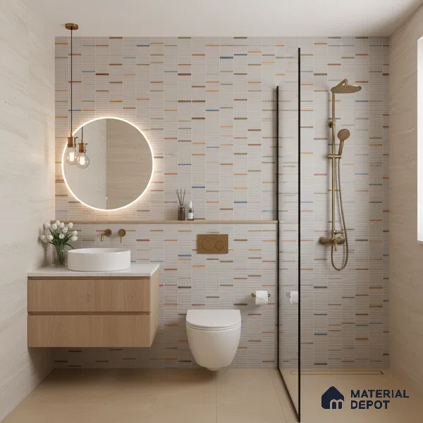 Highlighter Wall Tile TL 08143 Machio Griss 2 ft x 1 ft Ceramic Matte Finish - 9 mm | Suitable For Kitchen, Bathroom & Balcony