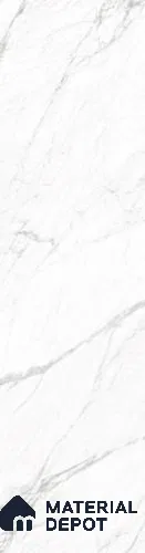 Marble Look Wall & Floor Tile TL 08155 Carrara Blanco 10 ft x 2.6 ft Porcelain Glossy Finish - 15 mm | Random 3 | Adhesive and Spacers Must be Used During Installation