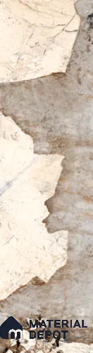 Stone Look Wall & Floor Tile TL 08161 Patagonia Pie 10 ft x 2.6 ft Porcelain Glossy Finish - 15 mm | Random 2 | Adhesive and Spacers Must be Used During Installation
