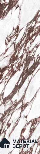 Stone Look Wall & Floor Tile TL 08162 Viola Vino 10 ft x 2.6 ft Porcelain Glossy Finish - 15 mm | Random 4 | Adhesive and Spacers Must be Used During Installation