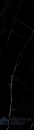 Marble Look Wall & Floor Tile TL 08164 Nero Marquina 10 ft x 2.6 ft Porcelain Glossy Finish - 15 mm | Random 3 | Adhesive and Spacers Must be Used During Installation