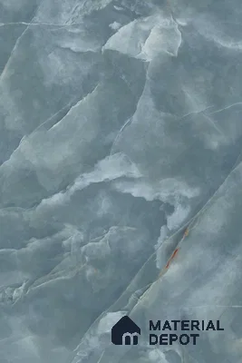 Marble Look Wall & Floor Tile TL 08179 B TM Jennifer Aqva 6 ft x 4 ft Vitrified Glossy Finish - 9 mm | Adhesive and Spacers Must be Used During Installation