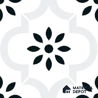 Parking Patterned Floor Tile TL 08194 CH-8 16 inch x 16 inch | Vitrified Anti Skid Matte Finish Heavy Duty Tile - 12 mm | Suitable For High Traffic Areas, Bathroom, Balcony | Pattern Alignment May Vary | 2-3 mm Spacer is Mandatory