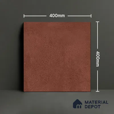 Parking Cement Floor Tile TL 08206 C Kottai Cotto 16 inch x 16 inch | Vitrified Anti Slip Matte Finish Heavy Duty Tile - 12 mm | Suitable For High Traffic Areas, Parking, Balcony | Pattern Alignment May Vary | 2-3 mm Spacer is Mandatory