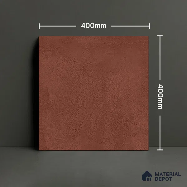 Parking Cement Floor Tile TL 08206 C Kottai Cotto 16 inch x 16 inch | Vitrified Anti Slip Matte Finish Heavy Duty Tile - 12 mm | Suitable For High Traffic Areas, Parking, Balcony | Pattern Alignment May Vary | 2-3 mm Spacer is Mandatory