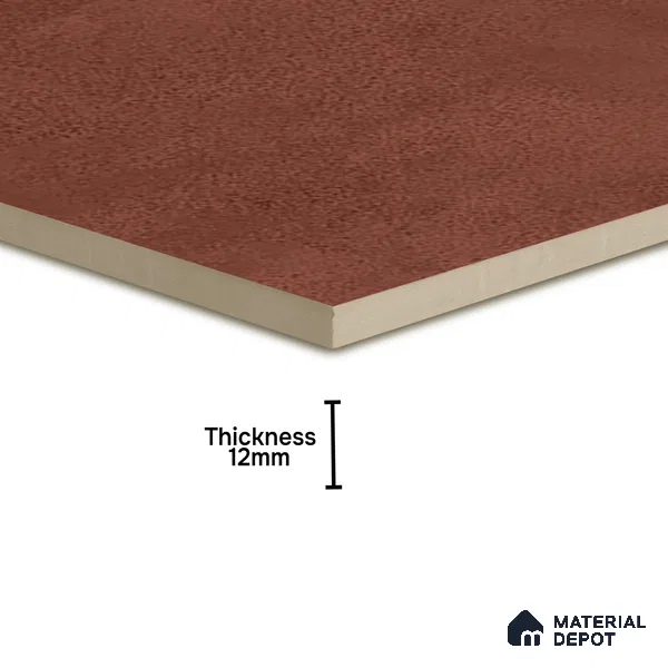 Parking Cement Floor Tile TL 08206 C Kottai Cotto 16 inch x 16 inch | Vitrified Anti Slip Matte Finish Heavy Duty Tile - 12 mm | Suitable For High Traffic Areas, Parking, Balcony | Pattern Alignment May Vary | 2-3 mm Spacer is Mandatory