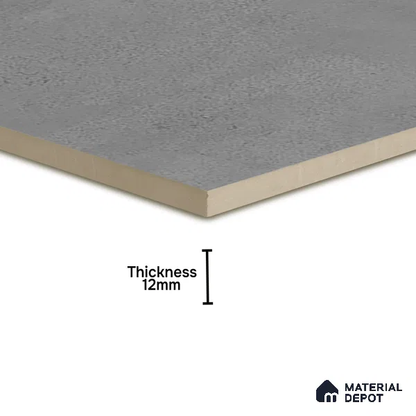 Parking Cement Floor Tile TL 08206 E Kottai Gris 16 inch x 16 inch | Vitrified Anti Slip Matte Finish Heavy Duty Tile - 12 mm | Suitable For High Traffic Areas, Parking, Balcony | Pattern Alignment May Vary | 2-3 mm Spacer is Mandatory