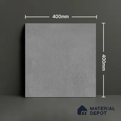 Parking Cement Floor Tile TL 08206 E Kottai Gris 16 inch x 16 inch | Vitrified Anti Slip Matte Finish Heavy Duty Tile - 12 mm | Suitable For High Traffic Areas, Parking, Balcony | Pattern Alignment May Vary | 2-3 mm Spacer is Mandatory