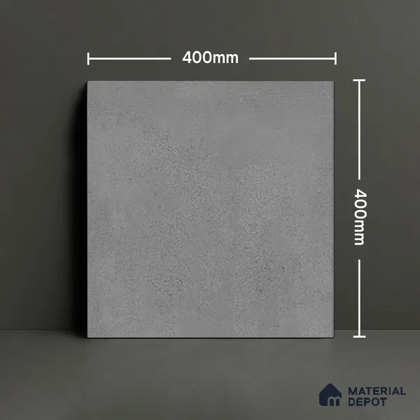 Parking Cement Floor Tile TL 08206 E Kottai Gris 16 inch x 16 inch | Vitrified Anti Slip Matte Finish Heavy Duty Tile - 12 mm | Suitable For High Traffic Areas, Parking, Balcony | Pattern Alignment May Vary | 2-3 mm Spacer is Mandatory