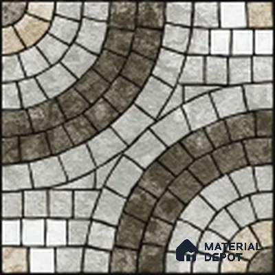 Parking Stone Floor Tile TL 08211 Stratos 16 inch x 16 inch | Vitrified Anti Slip Matte Finish Heavy Duty Tile - 12 mm | Suitable For High Traffic Areas, Parking, Balcony | Pattern Alignment May Vary | 2-3 mm Spacer is Mandatory