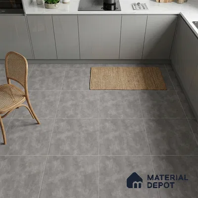 Stone Look Wall & Floor Tile TL 08213 F Oyster Gris 2 ft x 2 ft Vitrified Matte Finish - 9 mm