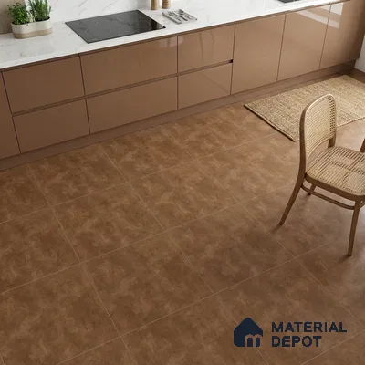 Stone Look Wall & Floor Tile TL 08213 G Oyster Brown 2 ft x 2 ft Vitrified Matte Finish - 9 mm