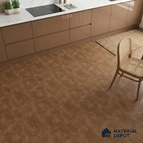 Stone Look Wall & Floor Tile TL 08213 G Oyster Brown 2 ft x 2 ft Vitrified Matte Finish - 9 mm