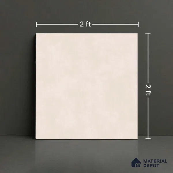 Cement Look Wall & Floor Tile TL 08213 H Oyster Crema 2 ft x 2 ft Vitrified Matte Finish - 9 mm