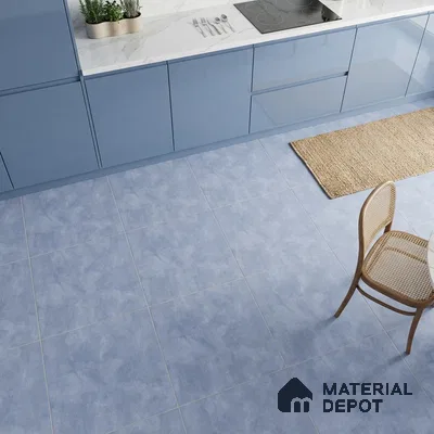 Stone Look Wall & Floor Tile TL 08213 Oyster Aqua 2 ft x 2 ft Vitrified Matte Finish - 9 mm