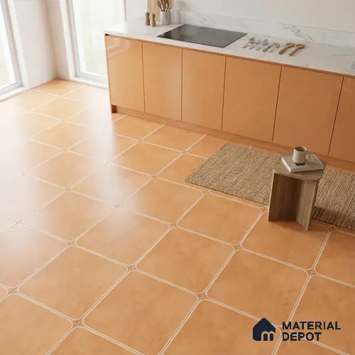 Cement Look Wall & Floor Tile TL 08218 C Petal Bruno 2 ft x 2 ft Vitrified Matte Finish - 9 mm