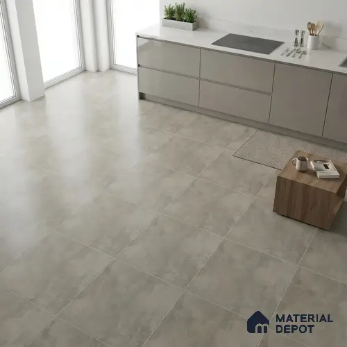 Cement Look Wall & Floor Tile TL 08218 F Petal Olive 2 ft x 2 ft Vitrified Matte Finish - 9 mm