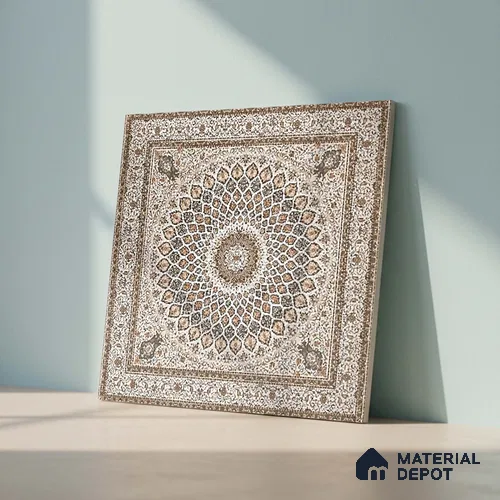 Patterned Look Wall & Floor Tile TL 08228 Mahtab 2 ft x 2 ft Vitrified Matte Finish - 9 mm | Please Expect a Slight Variation of Pattern