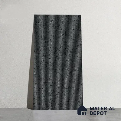 Punch Look Wall & Floor Tile TL 08229 Doge Rock Nero Liner 4 ft x 2 ft Vitrified Matte Finish - 9 mm