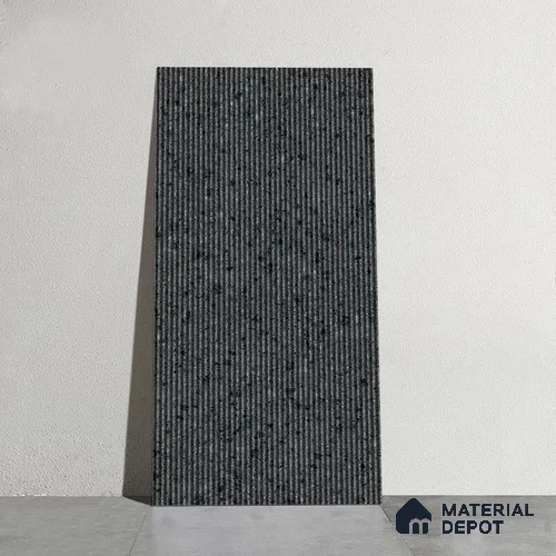 Punch Look Wall & Floor Tile TL 08229 Doge Rock Nero Liner 4 ft x 2 ft Vitrified Matte Finish - 9 mm