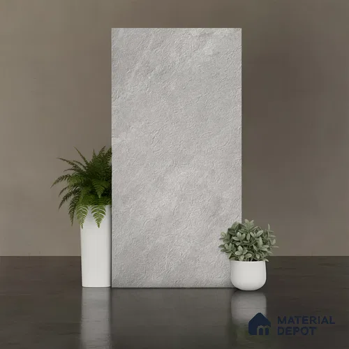 Stone Look Wall & Floor Tile TL 08231 B Quarry Gris Rock 4 ft x 2 ft Vitrified Matte Finish - 9 mm