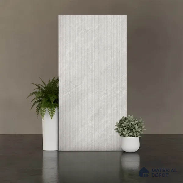 Stone Look Wall Tile TL 08232 C Quarry Steel Strip Liner 4 ft x 2 ft Vitrified Matte Finish - 9 mm