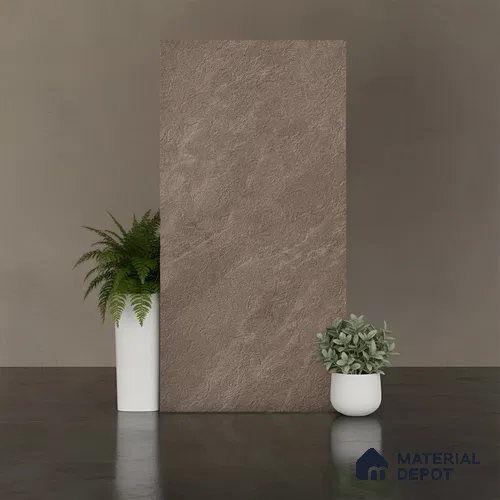 Stone Look Wall & Floor Tile TL 08235 B Quarry Tusk Rock 4 ft x 2 ft Vitrified Matte Finish - 9 mm