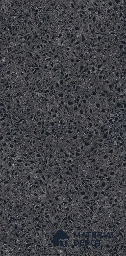 Terrazzo Floor & Wall Tile TL 08252 Terrazzo Black 4 ft x 2 ft Carving Matte Finish Vitrified Tile - 9 mm | Suitable for Living Room, Bedroom & Bathroom