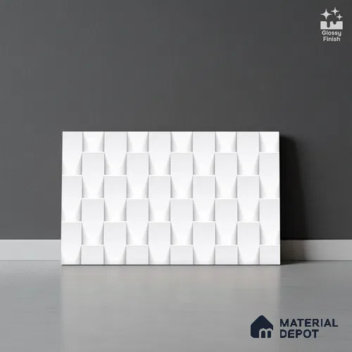 Patterned Tile TL 08273 1692 L 18 x 12 inch Ceramic Glossy Finish - 7 mm