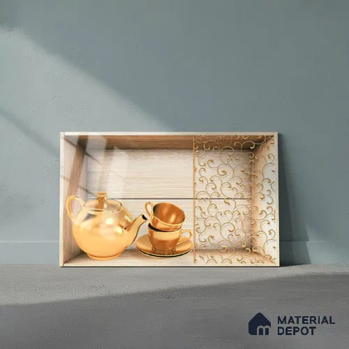 Patterned Tile TL 08274 C 2256 K1 18 x 12 inch Ceramic Glossy Finish - 7 mm