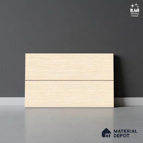 Wood Tile TL 08274 2256 L 18 x 12 inch Ceramic Glossy Finish - 7 mm