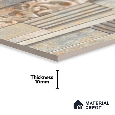 Stacked Stone Tile TL 08306 B Extent 06 2 ft x 1 ft Ceramic Matte Finish - 10 mm