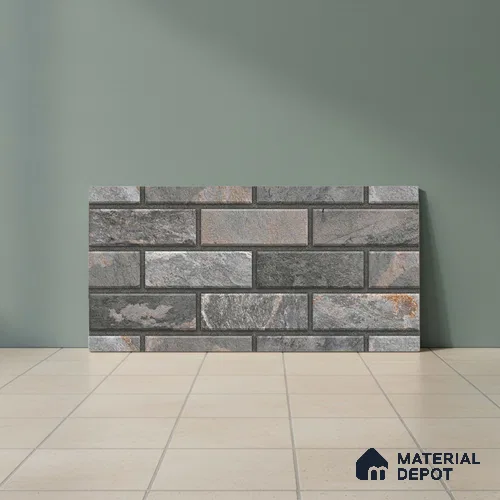 Stacked Stone Tile TL 08308 B Milan 15 2 ft x 1 ft Ceramic Matte Finish - 10 mm