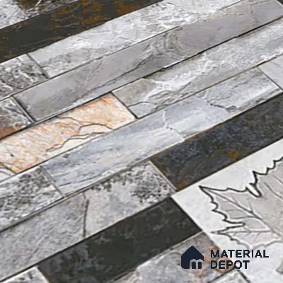 Stacked Stone Tile TL 08312 Venue 14 2 ft x 1 ft Ceramic Matte Finish - 10 mm