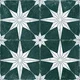 Moroccan Floor & Wall Athangudi Tile TL 08317 D Athena Verde 1 ft x 1 ft Matte Finish Vitrified Tile - 9 mm | Suitable for Bathroom, Kitchen, Balcony | Please Expect a Slight Variation of Pattern | Image 01