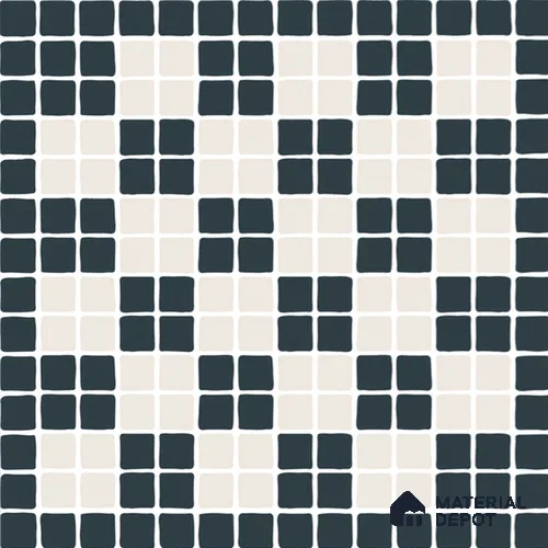 Mosaic Floor & Wall Tile TL 08319 Cupid 1 ft x 1 ft Matte Finish Vitrified Tile - 9 mm | Suitable for Living Room, Bedroom & Bathroom