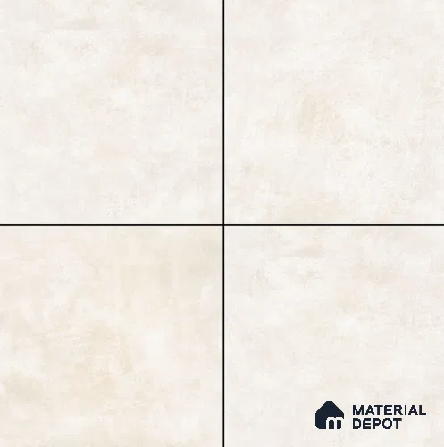 Cement Floor & Wall Tile TL 08333 B Cementum Bone 2 ft x 2 ft Matte Finish Vitrified Tile - 9 mm | 3 Random Design | Suitable for Living Room, Bedroom & Bathroom