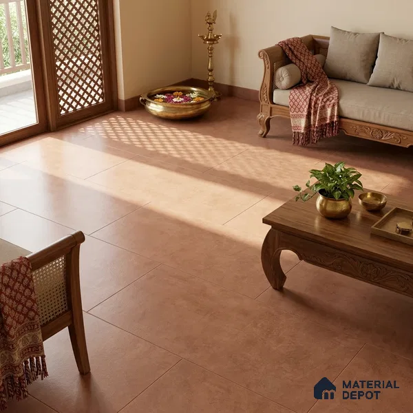 Stone Wall & Floor Tile TL 08333 G Prime Cementum Cotto 4 ft x 2 ft Matte Finish Vitrified Tile - 9 mm | Suitable For Bathroom, Kitchen, Balcony