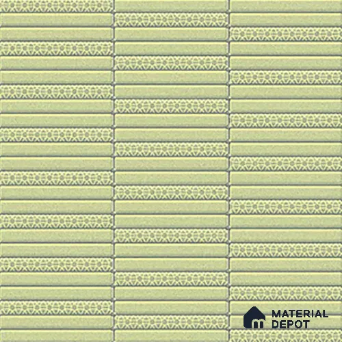 Faux Subway Wall Tile TL 08350 Kitkate 215 1 ft x 1 ft Ceramic Matte Finish - 10 mm | Please Expect a Slight Variation of Pattern