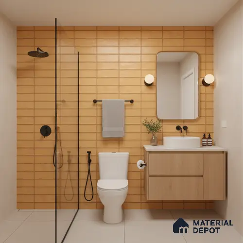 Subway Tile TL 08354 B Blash 208 1 ft x 1 ft Ceramic Matte Finish - 10 mm | Please Expect a Slight Variation of Pattern