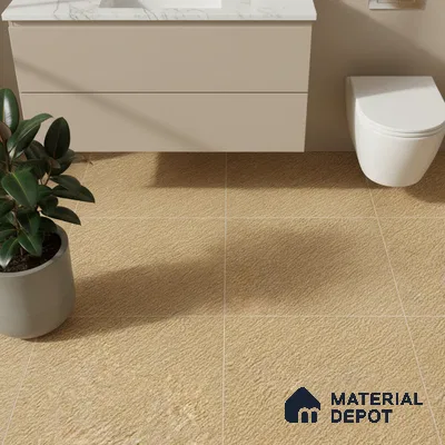 Stone Look Parking Tile TL 08364  1 ft x 1 ft Ceramic Matte Finish - 8 mm