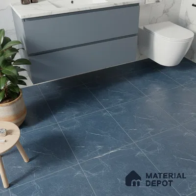 Marble Look Parking Tile TL 08379  1 ft x 1 ft Ceramic Matte Finish - 8 mm