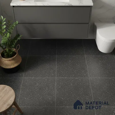 Stone Look Parking Tile TL 08383  1 ft x 1 ft Ceramic Matte Finish - 8 mm