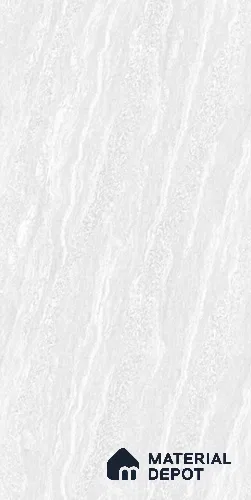 Marble Volakas Wall & Floor Tile TL 08438 Off-White 4 ft x 2 ft Glossy Finish Vitrified Tile - 9 mm | Suitable For Living Room, Bedroom, Dining