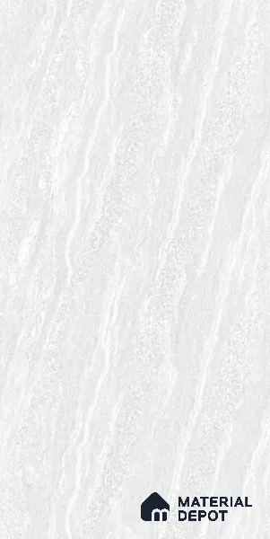 Marble Volakas Wall & Floor Tile TL 08438 Off-White 4 ft x 2 ft Glossy Finish Vitrified Tile - 9 mm | Suitable For Living Room, Bedroom, Dining