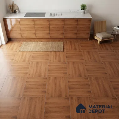 Wood Look Parking Tile TL 08454  2 ft x 2 ft Porcelain Matte Finish - 8 mm