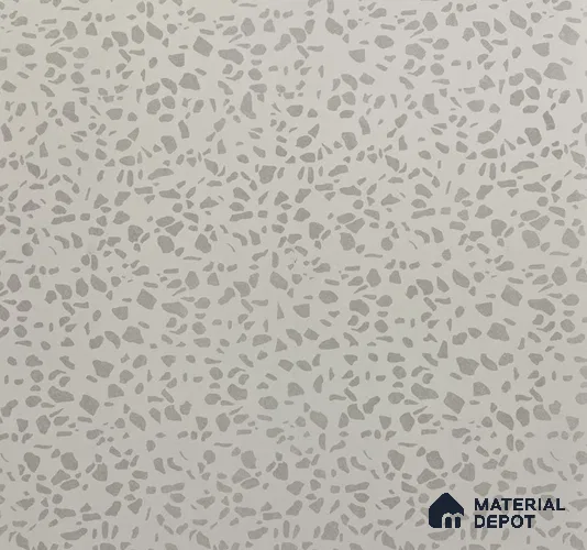 Terrazzo Floor & Wall Tile TL 08488 Terazzo White 2 ft x 2 ft Matte Finish Vitrified Tile - 9 mm | Suitable for Living Room, Kitchen & Bathroom